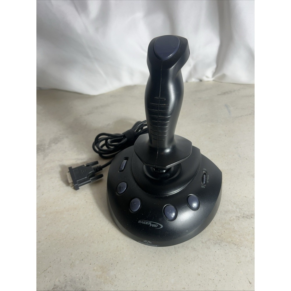 Vintage Interact P210 Raider Pro Joystick for Windows 95 98 PC Gameport